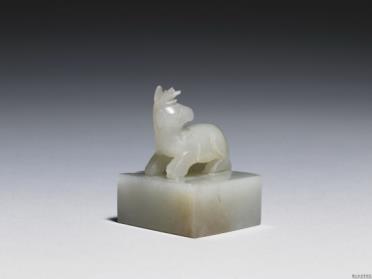 图片[2]-Jade seal with a deer grip knob, Southern Song dynasty, 1127-1279 C.E.-China Archive